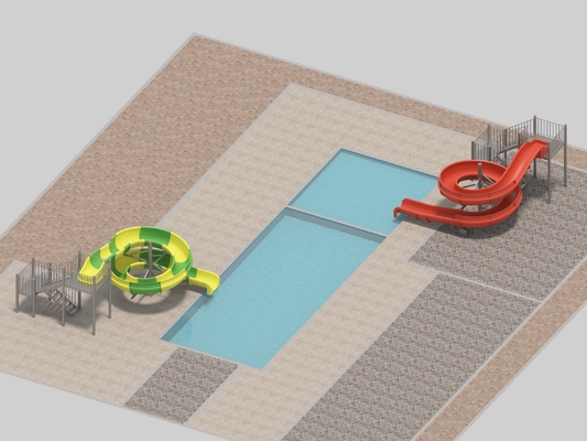 Bom preço. Escorregador de piscina de verão para adultos e crianças, espiral de fibra de vidro, adequado para piscina residencial, comercial e de hotel on-line