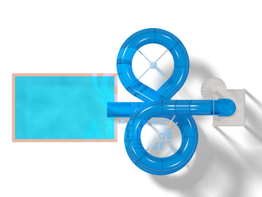 qualidade 6m Height Commercial Water Slide with >150 Person Capacity and 30-60 Days Delivery Fábrica