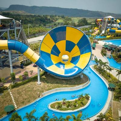 Bom preço. Outdoor Fiberglass Water Park Slide with 6-8mm Thickness and 10 Years Service Life in Customized Size on-line