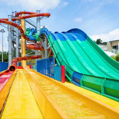 Bom preço. Customized Size Outdoor Water Park Slide with 6-8mm Thickness Fiberglass and Over 10 Years Service Life on-line