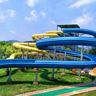 Bom preço. Customized Size Colorful Fiberglass Water Slide for Outdoor Water Parks and Pools on-line