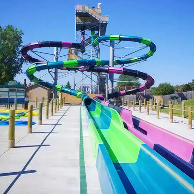 Bom preço. Slide de água em espiral de fibra de vidro comercial 0.82m Largura interna Uso para hotéis de resort Piscinas subterrâneas Parques aquáticos Equipamento de playground Capacidade de 100kg on-line