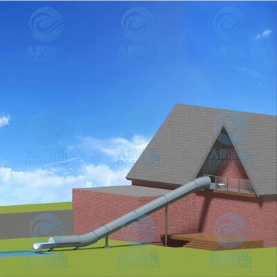 Bom preço. 4.14m Escorregador Aquático Fechado Durável de Fibra de Vidro para Piscinas Residenciais de Parques de Diversões Personalizados on-line