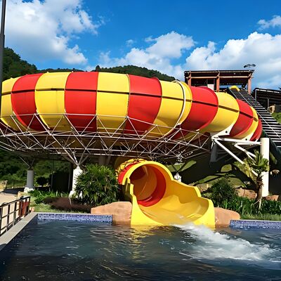 Mini Space Bowl Water Slide Fiberglass Manufacturer For Water Parks Design Custom With 1-Year Warranty