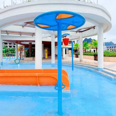 Bom preço. Parque aquático de fibra de vidro de aço inoxidável equipamento rotativo de brinquedo aquático para crianças parque aquático Splash Pad Resort on-line