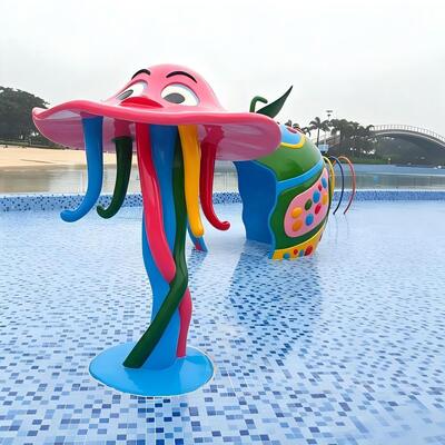 Animais e Plantas Parque aquático Pedaço de chuveiro Utilização para deslizamento aquático Parque temático piscina infantil