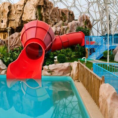 Bom preço. Slide aquático comercial de funil de fibra de vidro para piscina e parque aquático on-line