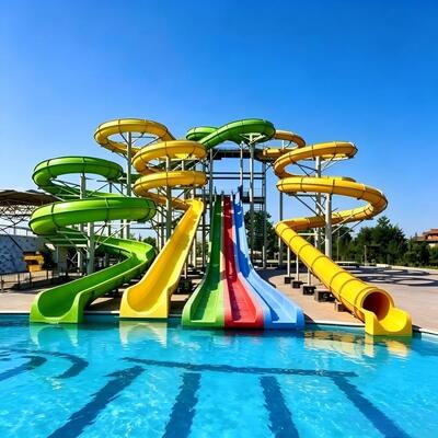 Parque aquático Para piscina Usar escorrega de água Para design personalizado do parque aquático