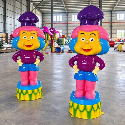 qualidade Equipamento de brinquedos aquáticos Fibra de vidro Spray para animais Características de cor personalizada Para almofadas de pulverização Fábrica
