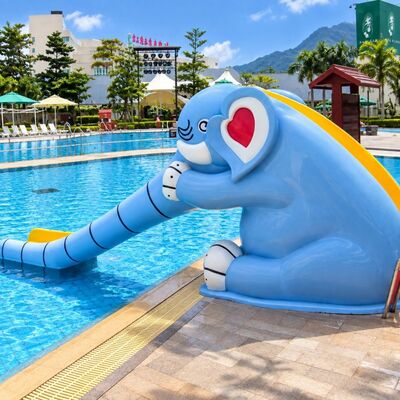 qualidade Animal Splash Pads Fibra de vidro Spray Funções interativas para equipamento de brinquedo aquático Piscina infantil Fábrica