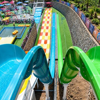 qualidade Slide de água de fibra de vidro para projeto de parque aquático Fábrica
