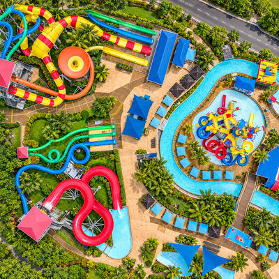 Bom preço. 10000㎡ Parque Aquático para Todas as Idades Equipamentos de Parque Aquático com Escorregadores de Fibra de Vidro e Brincadeiras Aquáticas Comercial online
