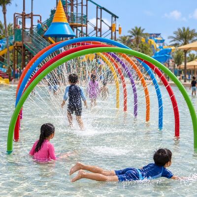 Bom preço. Anéis de Água Arco-Íris de Aço Galvanizado para Splash Pad Interativo online