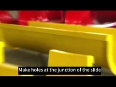 Processo de produção de escorregas de água, escorregas de fibra de vidro da China, fornecimentos de escorregas de água