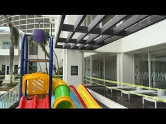 Balde de água para parque de diversões, salpicador de água para crianças, deslizamento de água para parque de diversões