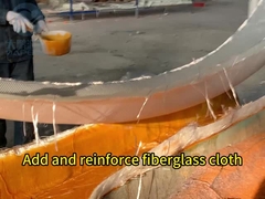 Deslizamento de piscina de fibra de vidro para crianças, deslizamento de água exposição de oficina de fábrica