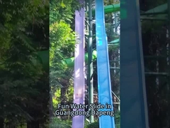 Slide de parque aquático, Slide de diversão aquática, Fibra de vidro