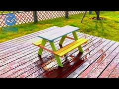 Crianças não tóxicas multicoloridos de Seat dos acessórios da piscina as 4 tomam parte num piquenique grupo do banco da tabela