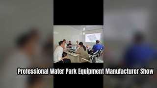 Tour personalizado pela fábrica do fabricante de equipamentos para parques aquáticos