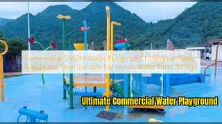 Parque aquático comercial 12x12M para hotéis e parques